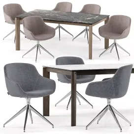 Igloo Chair Alpha Table Calligaris